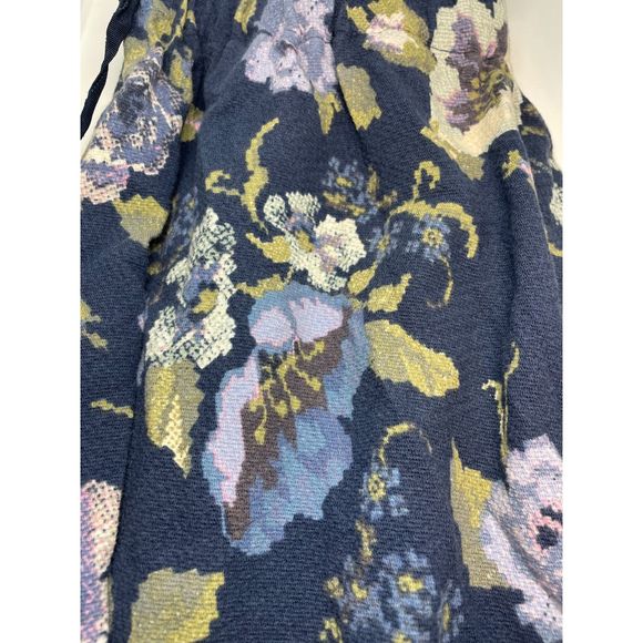 LC Lauren Conrad Blue Floral Skirt L - Picture 4 of 5
